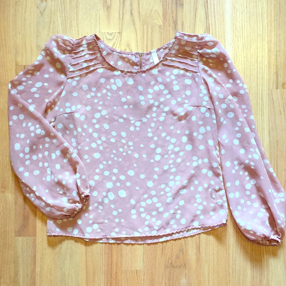 Flowy Spotted Top